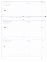 Blue Safety High Security 3 Per Page Laser Checks | L3CHS-BS