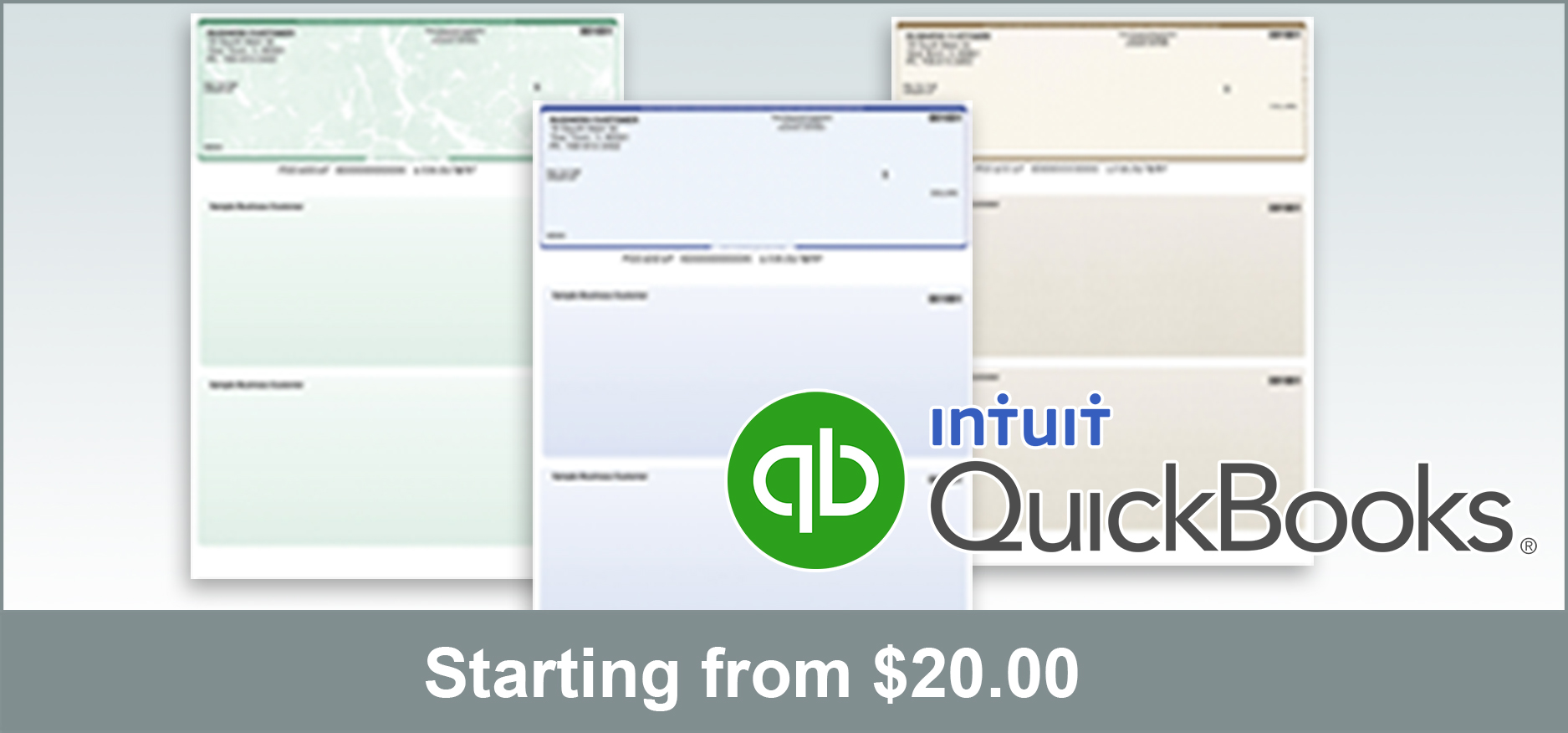 Quickbooks Compatible Checks