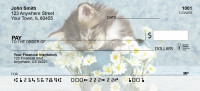Cute Kittens Top Tear Personal Checks | ANI-06