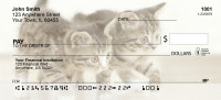 Cute Kittens Top Tear Personal Checks | ANI-06
