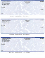 Blue Marble 3 Per Page Laser Checks | L3C-BM