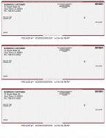 Wall Street 3 Per Page Laser Checks | L3C-WS