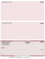 Burgundy Safety High Security Bottom Laser Checks | LBCHS-US