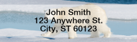Polar Bears Rectangle Address Labels | LRANI-13