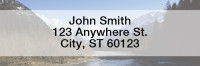 Mountain Views Rectangle Address Labels | LREVC-17
