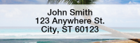 Beachfront Views Rectangle Address Labels | LREVC-26