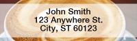 Cup of Joe Rectangle Address Labels | LRFOD-55