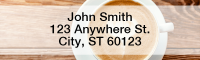 Cup of Joe Rectangle Address Labels | LRFOD-55