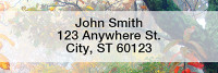 Dreary Fall Days Rectangle Address Labels | LRFUN-71