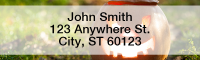 Jack-O-Lanterns Rectangle Address Labels | LRFUN-72