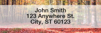 Autumn Roads Rectangle Address Labels | LRFUN-73
