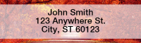 Autumn Roads Rectangle Address Labels | LRFUN-73
