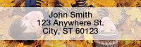 Leaf Pile! Rectangle Address Labels | LRFUN-74