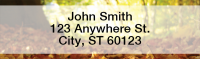 Fall Leaves Rectangle Address Labels | LRFUN-76