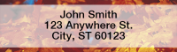 Fall Leaves Rectangle Address Labels | LRFUN-76