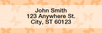 Butterflies Rectangle Address Labels | LRGEO-04