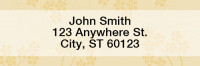 Soft Vines Rectangle Address Labels | LRGEO-12