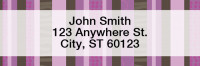 Modern Stripes Rectangle Address Labels | LRGEO-13