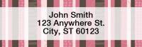 Modern Stripes Rectangle Address Labels | LRGEO-13