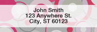 Stylish Patterns Rectangle Address Labels | LRGEO-14