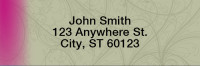 Chiseled Stone Rectangle Address Labels | LRGEO-15