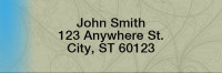 Chiseled Stone Rectangle Address Labels | LRGEO-15