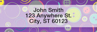 Cute as a Button Address Labels | LRGEP-002