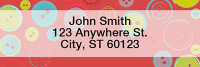 Cute as a Button Address Labels | LRGEP-002