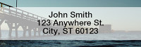 Water's Edge Rectangle Address Labels | LRNAT-02