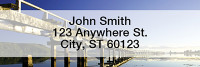 Water's Edge Rectangle Address Labels | LRNAT-02