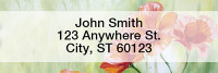 Poppy Oil Painting Rectangle Address Labels | LRNAT-76