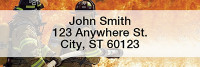 Fire Fighters Rectangle Address Labels | LRPRO-01