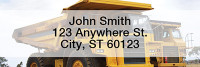 Earth Movers Rectangle Address Labels | LRPRO-43