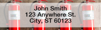 Firefighting Equipment Rectangle Address Labels | LRPRO-51
