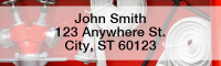 Firefighting Equipment Rectangle Address Labels | LRPRO-51