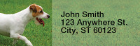 Jack Russell Terriers Rectangle Address Labels | LRRDOG-08