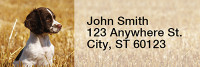 English Spaniels Rectangle Address Labels | LRRDOG-100