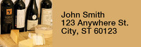 Wine Country Rectangle Address Labels | LRRFOD-03