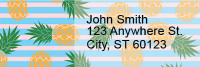 Pineapples Address Labels | LRRFOD-70