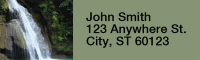 Waterfalls Rectangle Address Labels | LRRNAT-12