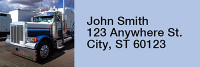 On the Road Again Rectangle Address Labels | LRRPRO-47