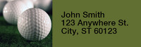 Golf Rectangle Address Labels | LRRSPO-03