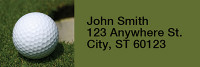 Golf Rectangle Address Labels | LRRSPO-03