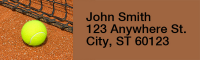 Tennis Rectangle Address Labels | LRRSPO-06