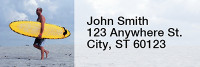Surfs Up Rectangle Address Labels | LRRSPO-88
