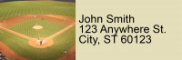 Take Me Out to the Ball Game Rectangle Address Labels | LRRSPO-90