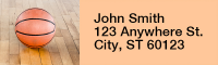Basketball Rectangle Address Labels | LRRSPO-91