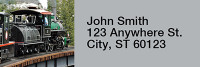 Steam Trains Rectangle Address Labels | LRRTRA-07