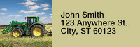 Big Green Machines Rectangle Address Labels | LRRTRA-15