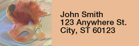 Mardi Gras Rectangle Address Labels | LRRTVL-01